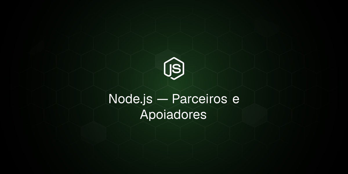 Node.js — Parceiros e Apoiadores