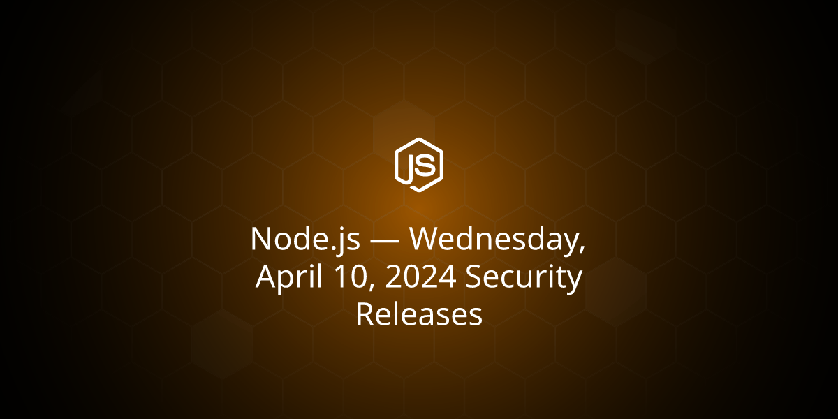 Wednesday, April 10, 2024 Security Releases