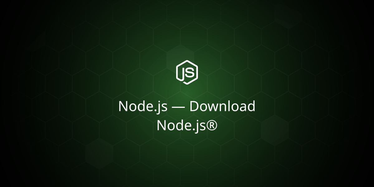 Node.js — Download Node.js®