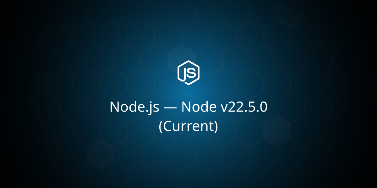 Windows 32-bit Installer: https://nodejs.org/dist/v22.5.0/node-v22.5.0-x86.msi 
 Windows 64-bit Installer: https://nodejs.org/dist/v22.5.0/node-v22.5